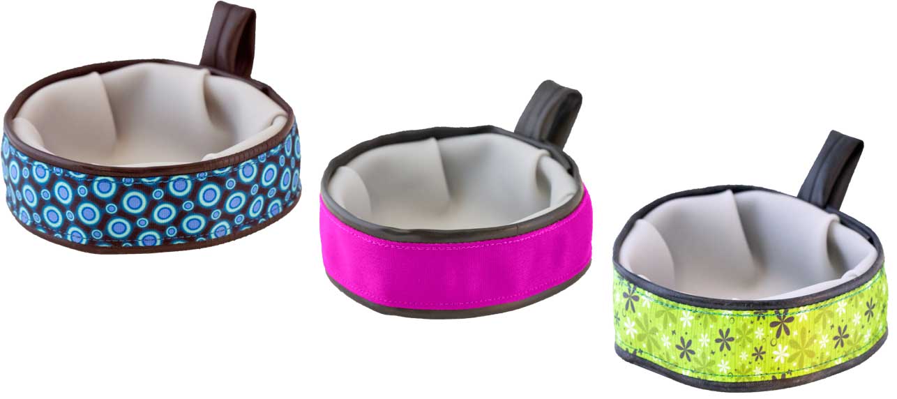 Dog travel hotsell bowl set